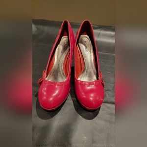 Red dress heels